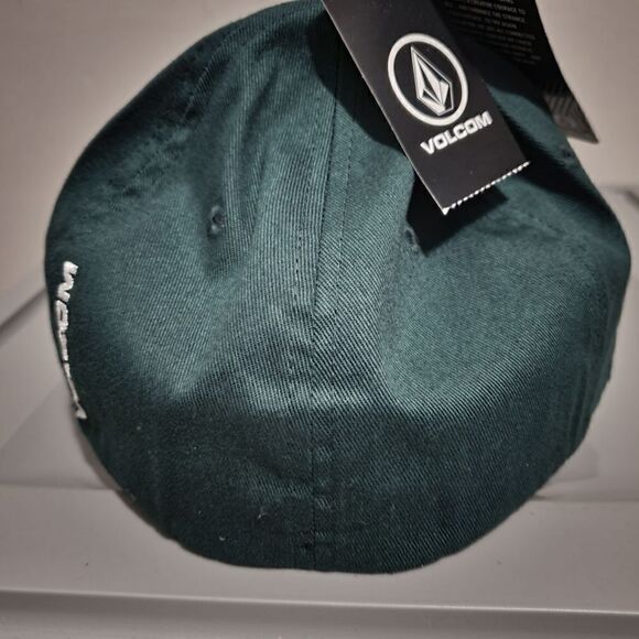 Volcom Mens Full Stone Cedar Green Flexfit Hat Clothing Apparel Snowboarding NWT - Picture 8 of 10